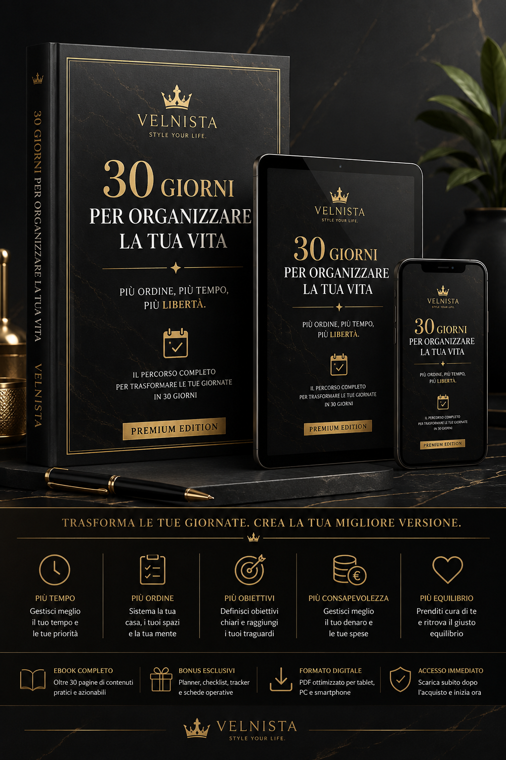 30 Giorni per Rimettere Ordine nella Tua Vita | VELNISTA
